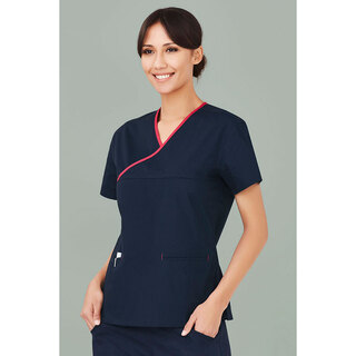 WORKWEAR, SAFETY & CORPORATE CLOTHING SPECIALISTS Scrubs - Ladies Crossover Top