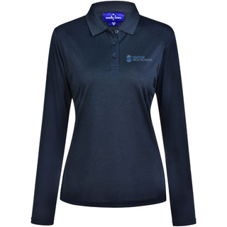 WORKWEAR, SAFETY & CORPORATE CLOTHING SPECIALISTS Ladies' Bamboo Charcoal L/S Polo