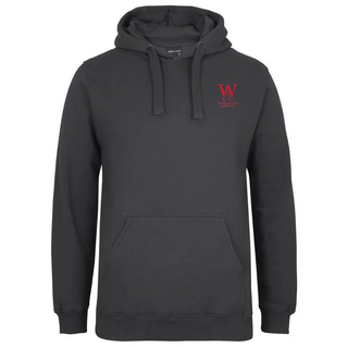 WORKWEAR, SAFETY & CORPORATE CLOTHING SPECIALISTS JB's FLEECY HOODIE-Gunmetal