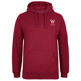 WORKWEAR, SAFETY & CORPORATE CLOTHING SPECIALISTS JB's FLEECY HOODIE-Red