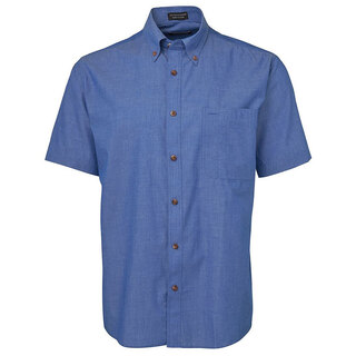 WORKWEAR, SAFETY & CORPORATE CLOTHING SPECIALISTS JB's Short Sleeve Indigo Chambray Shirt