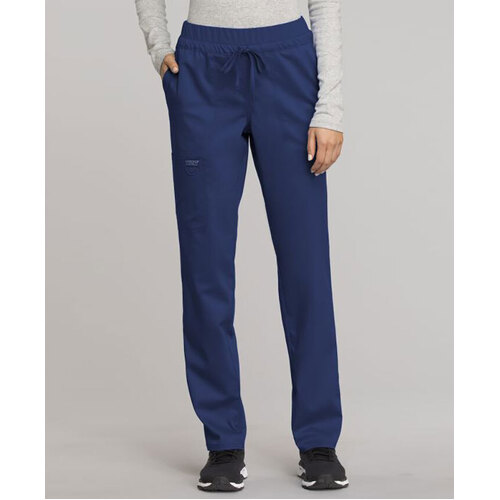 WORKWEAR, SAFETY & CORPORATE CLOTHING SPECIALISTS Revolution - HIGH WAISTED KNIT BAND TAPERED WOMEN'S PANT - Petite