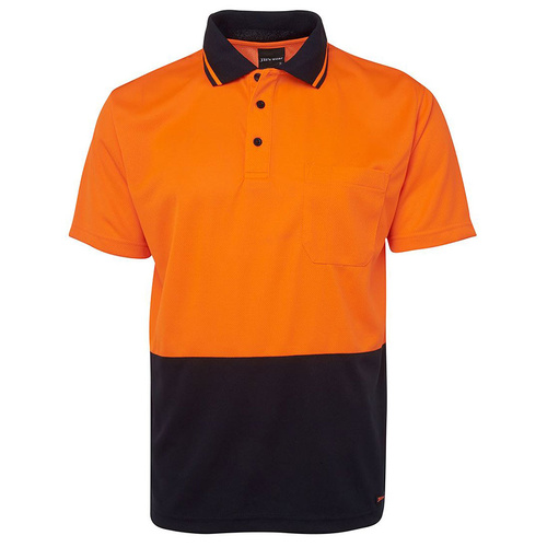 WORKWEAR, SAFETY & CORPORATE CLOTHING SPECIALISTS JB's HI VIS 4602.1 NON CUFF TRAD POLO