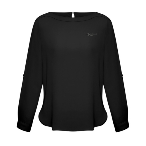 WORKWEAR, SAFETY & CORPORATE CLOTHING SPECIALISTS Ladies Madison Boatneck Blouse