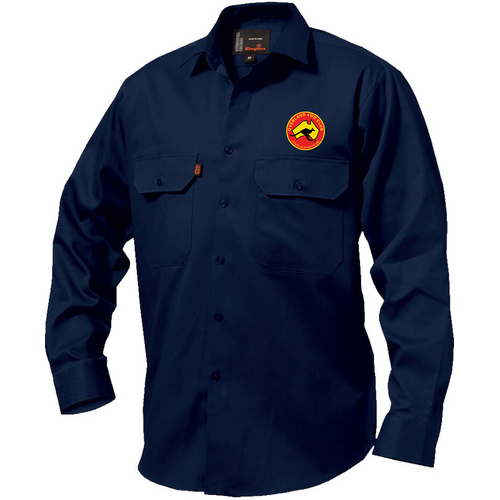 WORKWEAR, SAFETY & CORPORATE CLOTHING SPECIALISTS Originals - Open Front Drill Shirt L/S