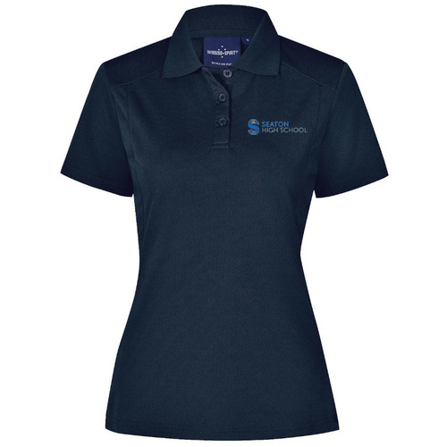 WORKWEAR, SAFETY & CORPORATE CLOTHING SPECIALISTS Ladies bamboo charcoal S/S Polo