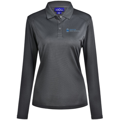 WORKWEAR, SAFETY & CORPORATE CLOTHING SPECIALISTS - Ladies' Bamboo Charcoal L/S Polo