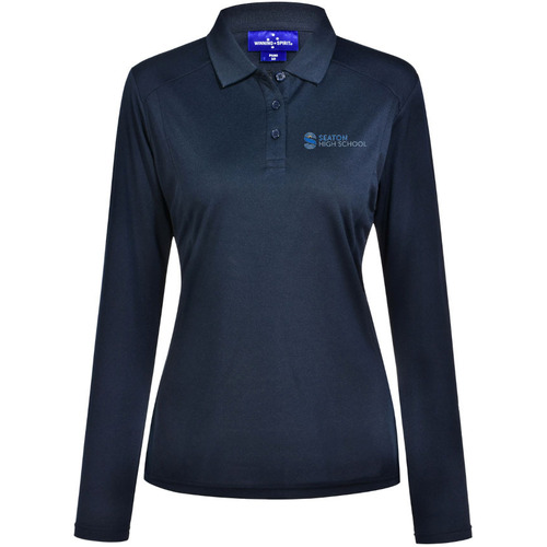 WORKWEAR, SAFETY & CORPORATE CLOTHING SPECIALISTS Ladies' Bamboo Charcoal L/S Polo