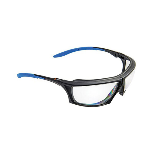 WORKWEAR, SAFETY & CORPORATE CLOTHING SPECIALISTS Proteus 2 Safety Glasses Clear Lens Dust Guard, Ratchet Arms