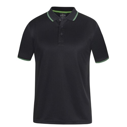 WORKWEAR, SAFETY & CORPORATE CLOTHING SPECIALISTS Jacquard Contrast Polo