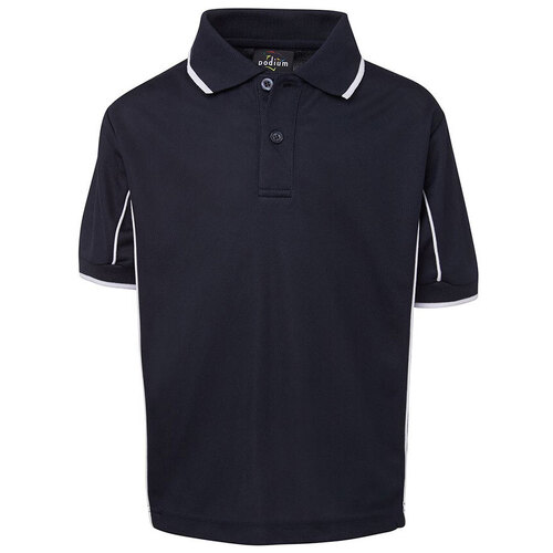 WORKWEAR, SAFETY & CORPORATE CLOTHING SPECIALISTS Podium Kids Short Sleeve Piping Polo