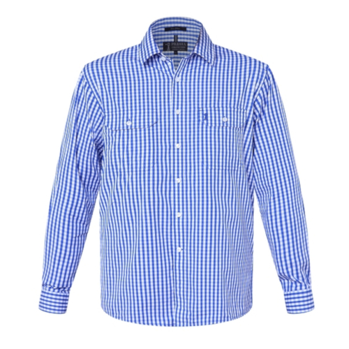 WORKWEAR, SAFETY & CORPORATE CLOTHING SPECIALISTS Pilbara Men's Check Long Sleeve Shirt