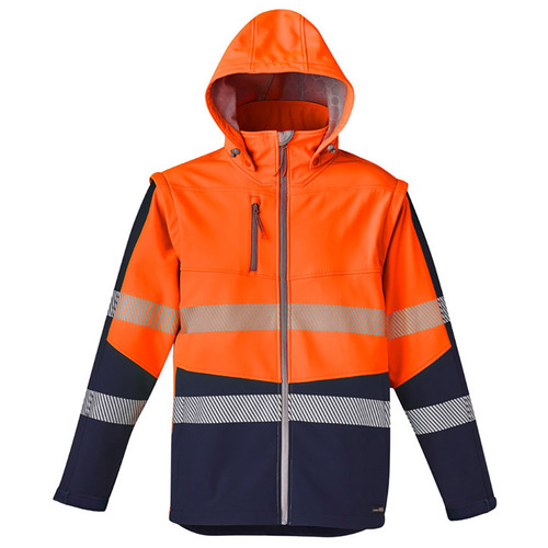 WORKWEAR, SAFETY & CORPORATE CLOTHING SPECIALISTS - Unisex Streetworx 2 in 1 Stretch Softshell Taped Jacket