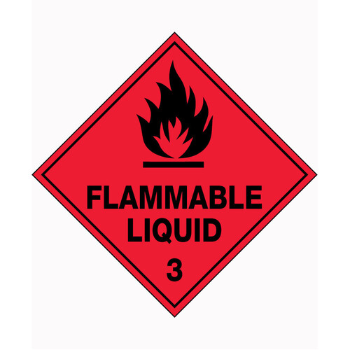 WORKWEAR, SAFETY & CORPORATE CLOTHING SPECIALISTS 270x270mm - Metal - Flammable Liquid 3