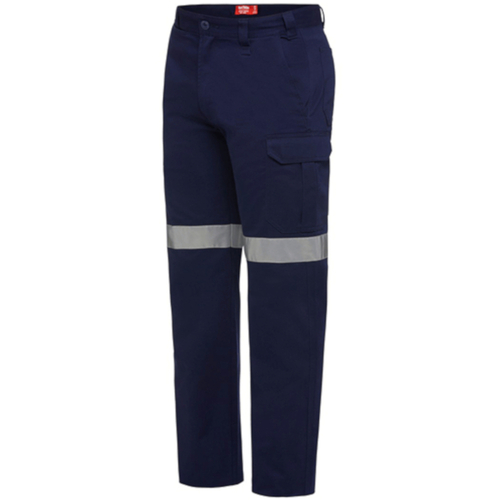 WORKWEAR, SAFETY & CORPORATE CLOTHING SPECIALISTS Core - Mens L/Weight Drill Cargo Pant w/Tape